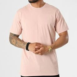 Meilleure vente ⭐ Tee 👕 Shirt Relaxed Fit T8811 Rose de John H 🎁 -John H Soldes john h 323567 T8811 PINK 20220613T124639 03