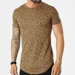 Top 10 ⭐ Tee 👕 Shirt Oversize DD85 Camel de John H ⌛