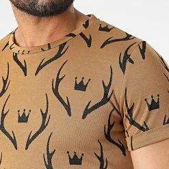 Offres 🎉 Tee 👕 Shirt Oversize DD79 Camel de John H 👏 -John H Soldes john h 323571 DD79 CAMEL 20220613T124703 02