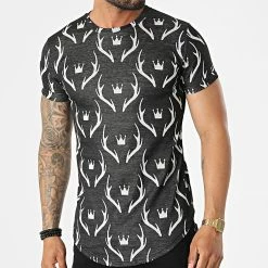 Sortie 😀 Tee 👚 Shirt Oversize DD79 Noir de John H 🤩