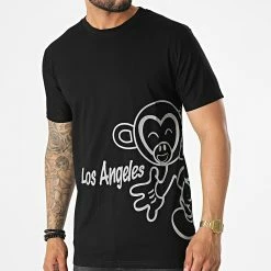 Vente flash 😍 Tee 👕 Shirt DD92 Noir de John H ❤️