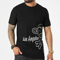 Vente flash 😍 Tee 👕 Shirt DD92 Noir de John H ❤️ -John H Soldes john h 323609 DD92 BLACK 20220613T155008 03