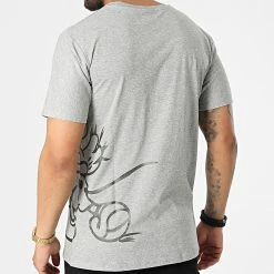 Meilleur prix ✨ Tee 👚 Shirt DD92 Gris Chiné de John H ⌛ -John H Soldes john h 323614 DD92 GRAY 20220613T152157 04