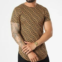 De gros 🎁 Tee 👕 Shirt Oversize DD83 Camel Noir de John H 🛒 -John H Soldes john h 323621 DD83 CAMEL BLACK 20220613T152024 03