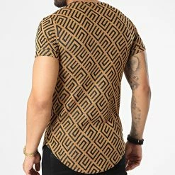 De gros 🎁 Tee 👕 Shirt Oversize DD83 Camel Noir de John H 🛒 -John H Soldes john h 323621 DD83 CAMEL BLACK 20220613T152026 04