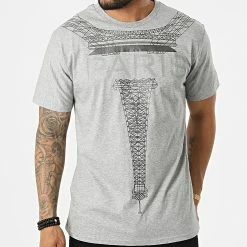 Meilleur prix 🎉 Tee 👕 Shirt DD97 Gris Chiné de John H 🧨 -John H Soldes john h 323622 DD97 GRAY 20220613T162447 03