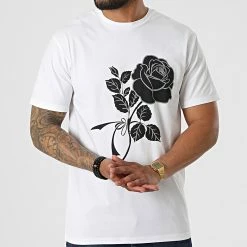 Coupon 👏 Tee 👚 Shirt DD96 Blanc de John H 🧨 -John H Soldes john h 323629 DD96 WHITE 20220613T161706 03