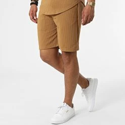 Coupon 🥰 Ensemble Tee 👕 Shirt Capuche Et Short Jogging DD73-PP73 Camel de John H 👏 -John H Soldes john h 323654 DD73 PP73 CAMEL 20220613T162035 04