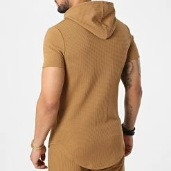 Coupon 🥰 Ensemble Tee 👕 Shirt Capuche Et Short Jogging DD73-PP73 Camel de John H 👏 -John H Soldes john h 323654 DD73 PP73 CAMEL 20220613T162037 05