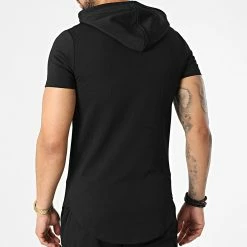 Offres 👍 Ensemble Tee 👚 Shirt Capuche Et Short Jogging DD58-PP58 Noir de John H 🌟 -John H Soldes john h 323696 DD58 PP58 BLACK 20220613T160047 05