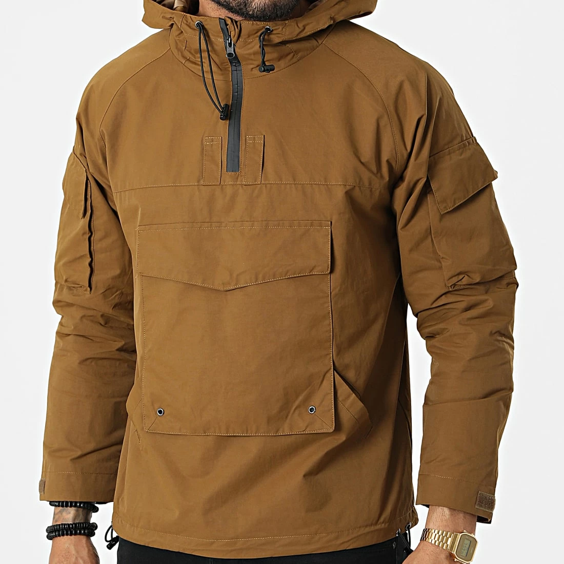 Tout neuf 🎉 Veste Outdoor Col Zippé 3116 Marron de John H ✨ 3 Tout neuf 🎉 Veste Outdoor Col Zippé 3116 Marron de John H ✨