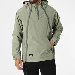 Meilleure affaire 🔔 Coupe-Vent Capuche 3120 Vert Kaki de John H ✨ 8 Meilleure affaire 🔔 Coupe-Vent Capuche 3120 Vert Kaki de John H ✨ -John H Soldes john h 323713 3120 GREEN 20220613T152600 03