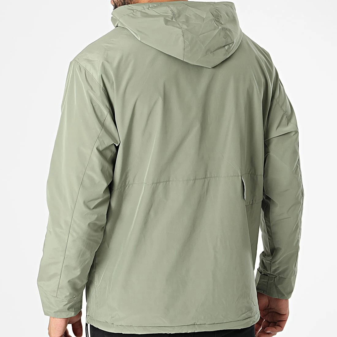 Meilleure affaire 🔔 Coupe-Vent Capuche 3120 Vert Kaki de John H ✨ 6 Meilleure affaire 🔔 Coupe-Vent Capuche 3120 Vert Kaki de John H ✨ – Image 4