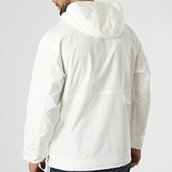 Acheter ✨ Coupe-Vent Capuche 3120 Blanc de John H 🧨 -John H Soldes john h 323714 3120 WHITE 20220613T152333 04