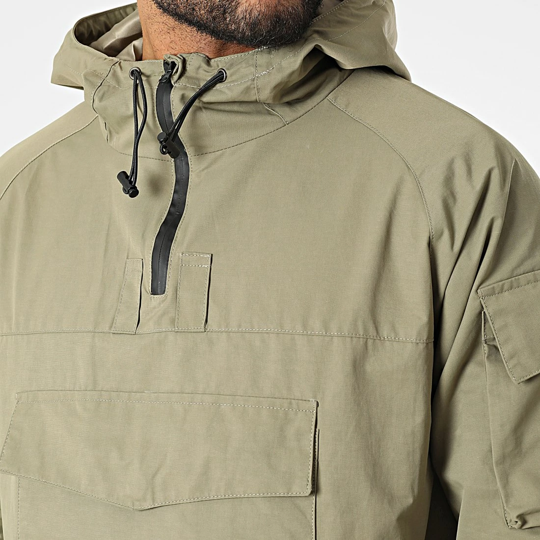 Budget ✔️ Veste Outdoor Col Zippé 3116 Vert Kaki de John H 🥰 4 Budget ✔️ Veste Outdoor Col Zippé 3116 Vert Kaki de John H 🥰 – Image 2