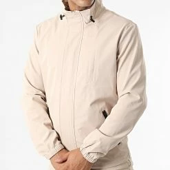 Meilleure vente 🌟 Ensemble Veste Zippée Et Pantalon Cargo AB326 Beige Foncé de John H 😀 -John H Soldes john h 332161 AB326 CAMEL 20220816T152438 03