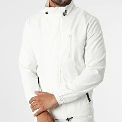 Meilleure vente 🥰 Ensemble Veste Zippée Et Pantalon Cargo AB326 Blanc de John H ✨ -John H Soldes john h 332163 AB326 WHITE 20220812T142904 03