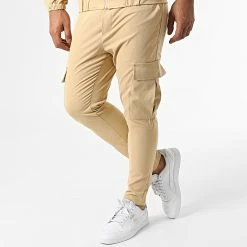 Offres 🔥 Ensemble Veste Zippée Et Pantalon Cargo AB327 Camel de John H 😍 -John H Soldes john h 332165 AB327 DKCAMEL 20220816T152511 04