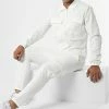Vente flash 🎉 Ensemble Veste Zippée Et Pantalon Cargo AB327 Blanc de John H 😉 -John H Soldes john h 332168 AB327 WHITE 20220816T152220 01