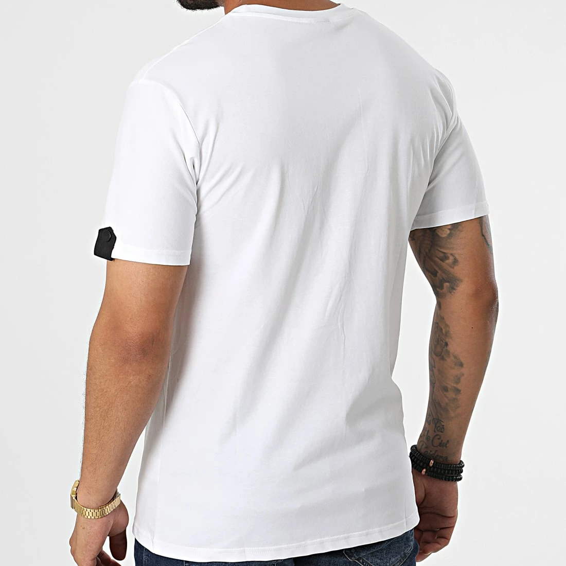 Promo 😀 Tee 👕 Shirt Poche T8814 Blanc Noir de John H 🔥 6 Promo 😀 Tee 👕 Shirt Poche T8814 Blanc Noir de John H 🔥 – Image 4