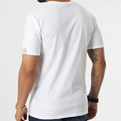 Meilleur prix 🔔 Tee 👕 Shirt Poche T8814 Blanc Beige de John H 👍 -John H Soldes john h 332199 T8814 WHITE CAMEL 20220812T141505 04
