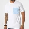 Grosses soldes 🔥 Tee 👕 Shirt Poche T8814 Blanc Bleu Clair de John H ✔️ 1 Grosses soldes 🔥 Tee 👕 Shirt Poche T8814 Blanc Bleu Clair de John H ✔️ -John H Soldes john h 332201 T8814 WHITE BLUE 20220812T141521 01
