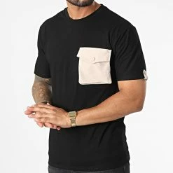 Meilleure affaire ✔️ Tee 👕 Shirt Poche T8814 Noir Beige de John H 💯 8 Meilleure affaire ✔️ Tee 👕 Shirt Poche T8814 Noir Beige de John H 💯 -John H Soldes john h 332202 T8814 BLACK CAMEL 20220812T140610 03