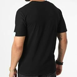 Meilleur prix 😉 Tee 👕 Shirt Poche T8814 Noir Bleu Clair de John H 😉 -John H Soldes john h 332205 T8814 BLACK BLUE 20220812T140534 04