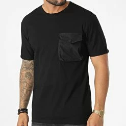 Meilleure vente 🧨 Tee 👚 Shirt Poche T8814 Noir de John H 🔔