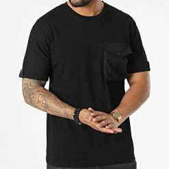 Meilleure vente 🧨 Tee 👚 Shirt Poche T8814 Noir de John H 🔔 -John H Soldes john h 332249 T8814 BLACK BLACK 20220812T140629 03