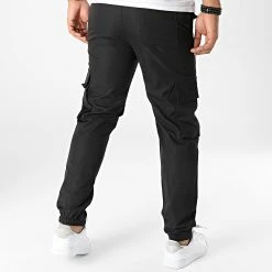 Top 10 🌟 Pantalon Cargo PP358 Noir de John H 🤩 -John H Soldes john h 332283 PP358 BLACK 20220816T151350 04