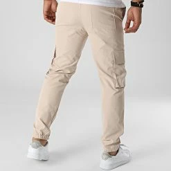 Vente flash 😀 Pantalon Cargo PP358 Beige de John H 🛒 -John H Soldes john h 332285 PP358 CAMEL 20220816T152153 04