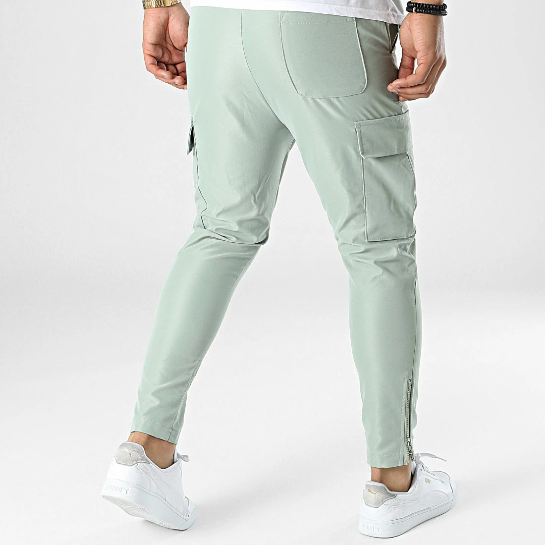Grosses soldes 😀 Pantalon Cargo PP329 Vert de John H 🤩 6 Grosses soldes 😀 Pantalon Cargo PP329 Vert de John H 🤩 – Image 4