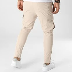 Offres 💯 Pantalon Cargo PP329 Beige Clair de John H 🛒 -John H Soldes john h 332337 PP329 CAMEL 20220816T152230 04