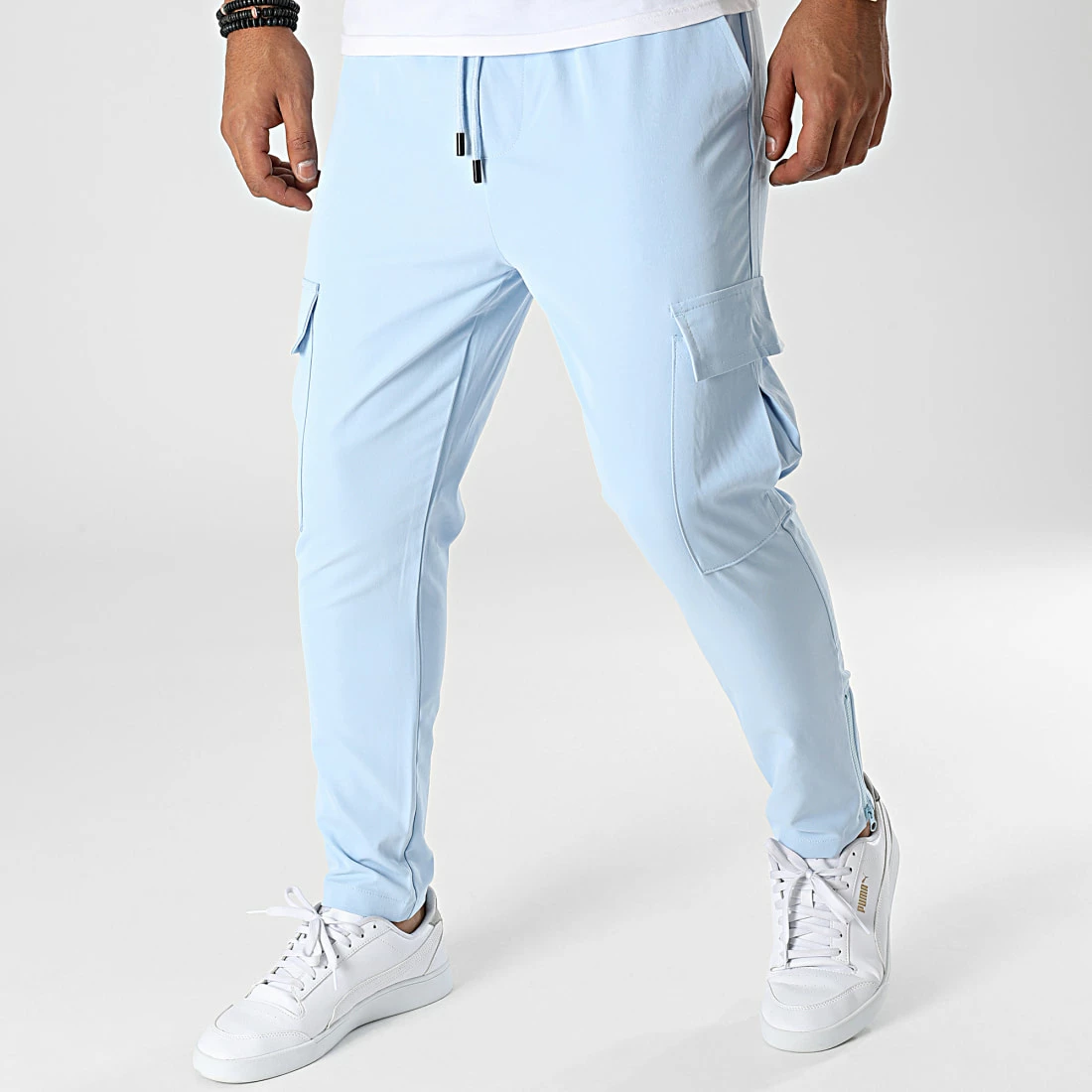 Offres ⌛ Pantalon Cargo PP329 Bleu Clair de John H ✔️ 3 Offres ⌛ Pantalon Cargo PP329 Bleu Clair de John H ✔️