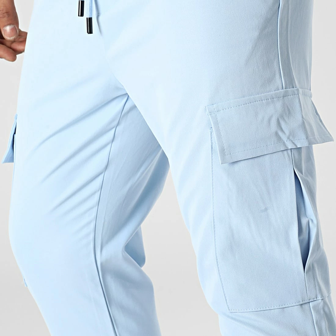 Offres ⌛ Pantalon Cargo PP329 Bleu Clair de John H ✔️ 4 Offres ⌛ Pantalon Cargo PP329 Bleu Clair de John H ✔️ – Image 2