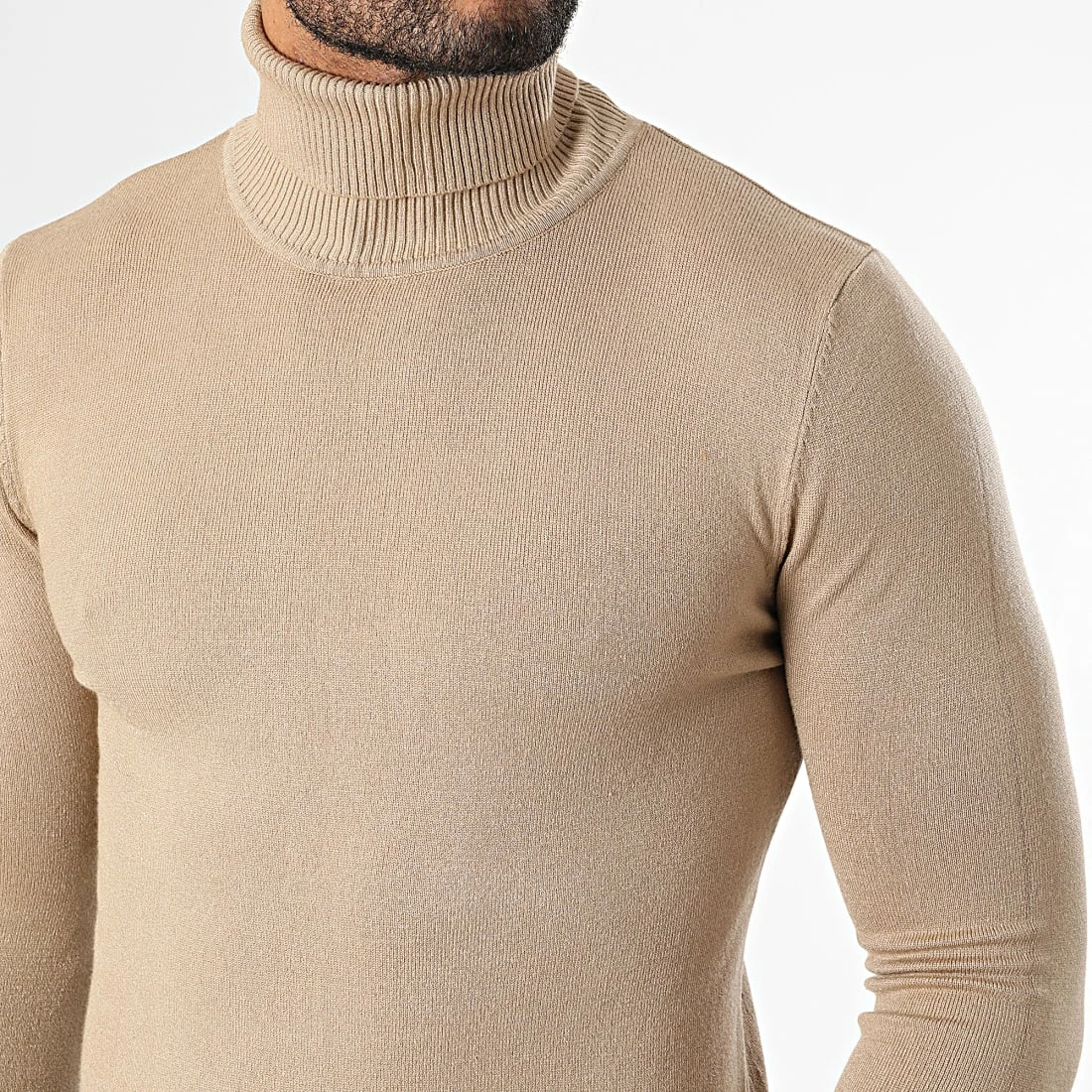 Tout neuf 🔔 Pull Col Roulé ZW001 Camel Clair de John H 💯 4 Tout neuf 🔔 Pull Col Roulé ZW001 Camel Clair de John H 💯 – Image 2