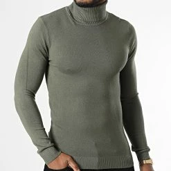 Meilleure affaire 🥰 Pull Col Roulé ZW001 Vert Kaki de John H ❤️ 8 Meilleure affaire 🥰 Pull Col Roulé ZW001 Vert Kaki de John H ❤️ -John H Soldes john h 336962 ZW001 ARMY GREEN 20220916T160657 03