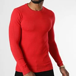 Bon marché 🔥 Pull ZW002 Rouge de John H ⭐ -John H Soldes john h 336966 ZW002 RED 20220916T160900 03