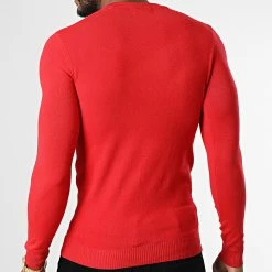 Bon marché 🔥 Pull ZW002 Rouge de John H ⭐ -John H Soldes john h 336966 ZW002 RED 20220916T160901 04