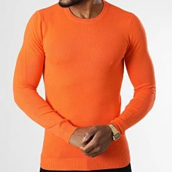 Offres 😀 Pull ZW002 Orange de John H 💯 -John H Soldes john h 336979 ZW002 ORANGE RED 20220916T160952 03