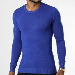 Meilleure affaire 🔥 Pull ZW002 Bleu Roi de John H 👏