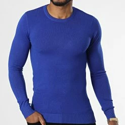 Meilleure affaire 🔥 Pull ZW002 Bleu Roi de John H 👏 -John H Soldes john h 336980 ZW002 BRIGHT BLUE 20220916T160934 03