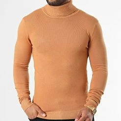 Promo ✨ Pull Col Roulé ZW001 Camel de John H 🔔 -John H Soldes john h 337023 BIS ZW001 CAMEL 20220916T150733 03