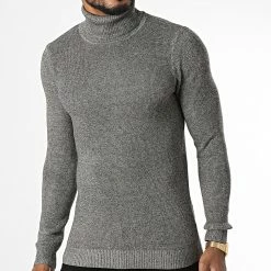 Tout neuf ✨ Pull Col Roulé ZW008 Beige Chiné de John H ⭐