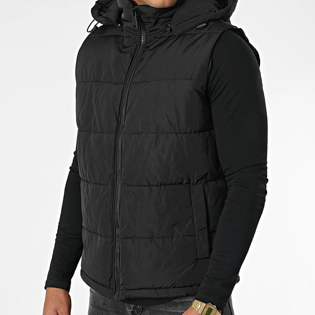 Tout neuf 🥰 Doudoune Capuche Sans Manches M2209 Noir de John H ✔️ 3 Tout neuf 🥰 Doudoune Capuche Sans Manches M2209 Noir de John H ✔️