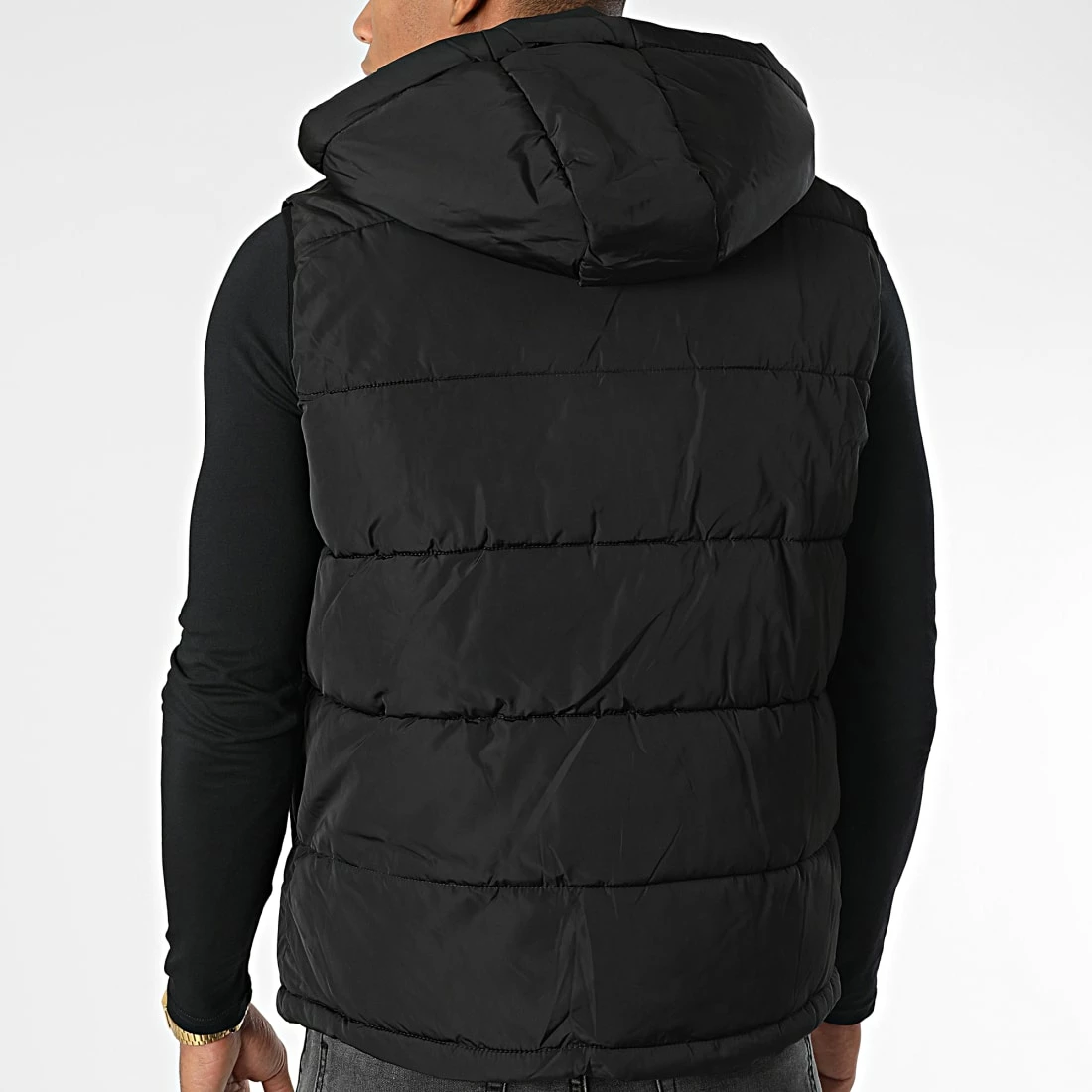 Tout neuf 🥰 Doudoune Capuche Sans Manches M2209 Noir de John H ✔️ 6 Tout neuf 🥰 Doudoune Capuche Sans Manches M2209 Noir de John H ✔️ – Image 4