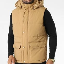 Top 10 🎁 Doudoune Capuche Sans Manches M2207 Camel de John H 😍