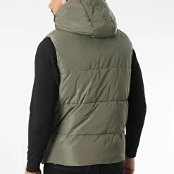 De gros 😍 Doudoune Capuche Sans Manches M2208 Vert Kaki de John H 🎁 9 De gros 😍 Doudoune Capuche Sans Manches M2208 Vert Kaki de John H 🎁 -John H Soldes john h 340840 M2208 GREEN 20221004T150311 04