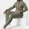 Meilleure affaire ✔️ Ensemble Sweat Capuche Oversize Et Pantalon Jogging AB815 Vert Kaki de John H 😉 -John H Soldes john h 340866 AB815 GREEN 20221007T154027 01